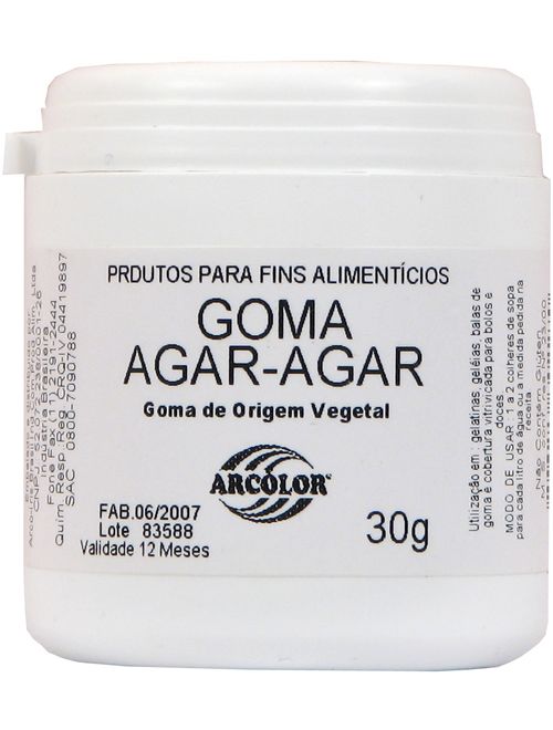 GOMA AGAR-AGAR 30G ARCOLOR
