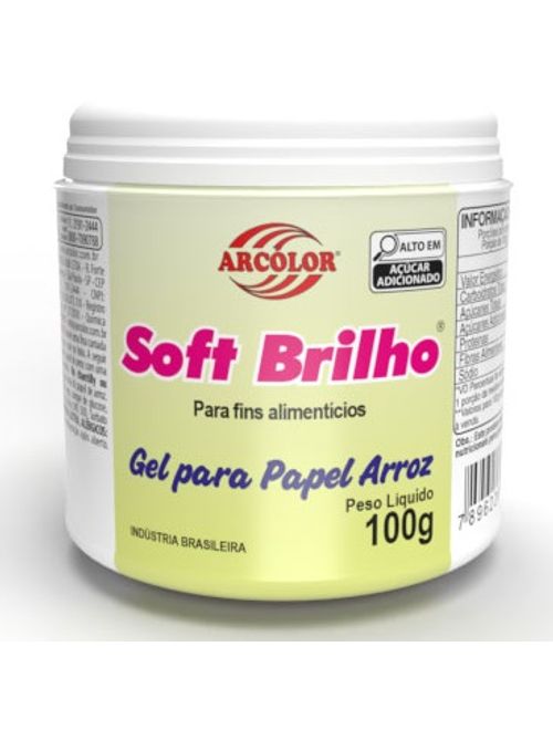 SOFT BRILHO PARA PAPEL ARROZ 100G ARCOLOR