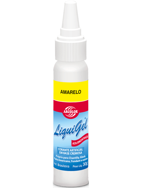 CORANTE LIQUIGEL AMARELO 30G ARCOLOR