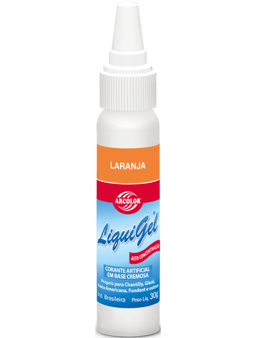 CORANTE LIQUIGEL LARANJA 30G ARCOLOR