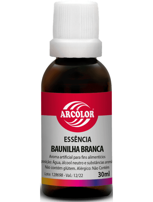 ESSENCIA BAUNILHA BRANCA 30ML ARCOLOR