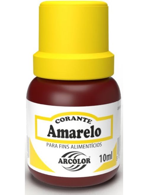 CORANTE LIQUIDO AMARELO 10ML ARCOLOR
