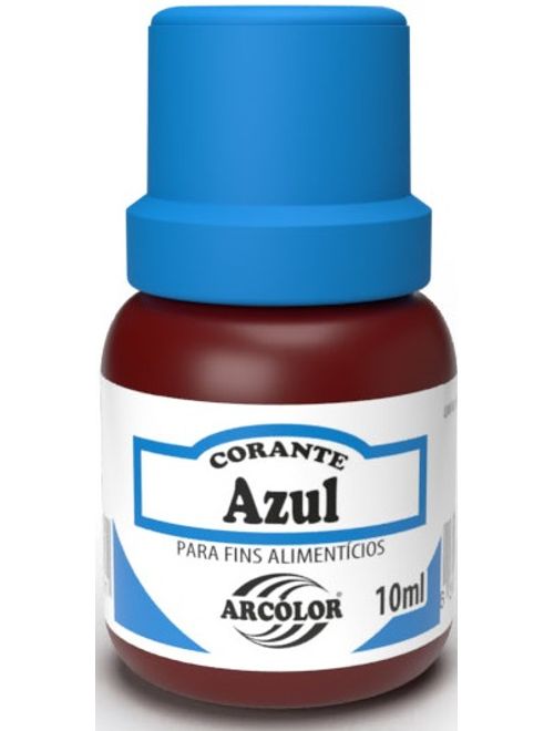 CORANTE LIQUIDO AZUL 10ML ARCOLOR