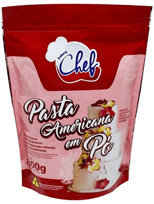 PASTA AMERICANA BRANCA EM PO 800G ICEBERG