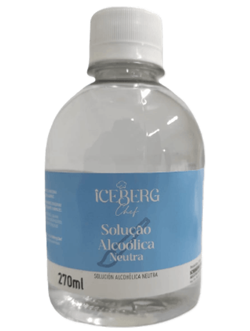 SOLUCAO ALCOOLICA NEUTRA 270ML ICEBERG