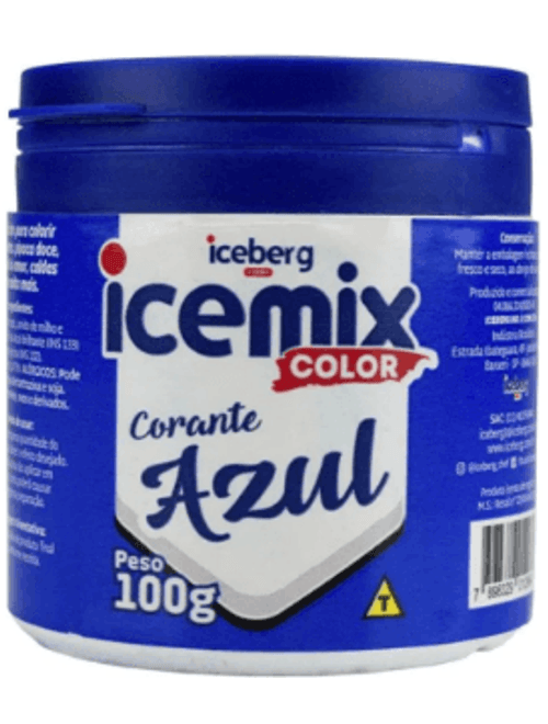 CORANTE AZUL ICEMIX COLOR 100G ICEBERG