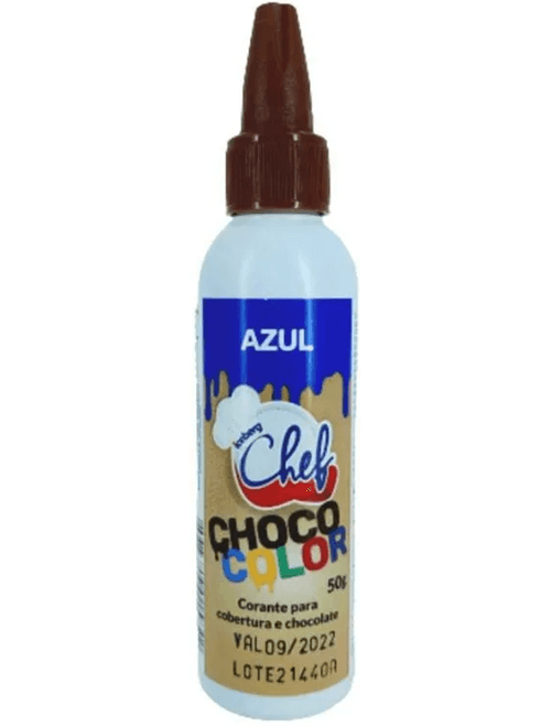 CORANTE CHOCO COLOR AZUL 50G ICEBERG
