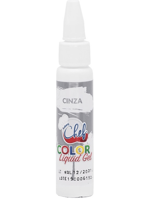 CORANTE COLOR LIQUID GEL CINZA 25G ICEBERG