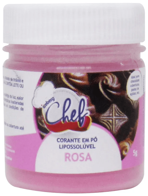 CORANTE EM PO PARA CHOCOLATE 5G ROSA ICEBERG