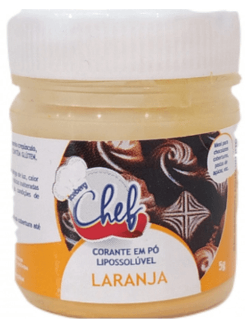 CORANTE PARA CHOCOLATE EM PO 5G LARANJA ICEBERG