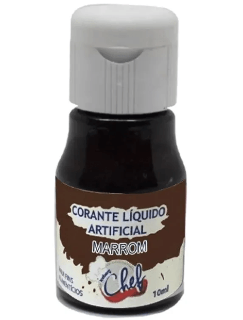 CORANTE LIQUIDO MARROM 10ML ICEBERG