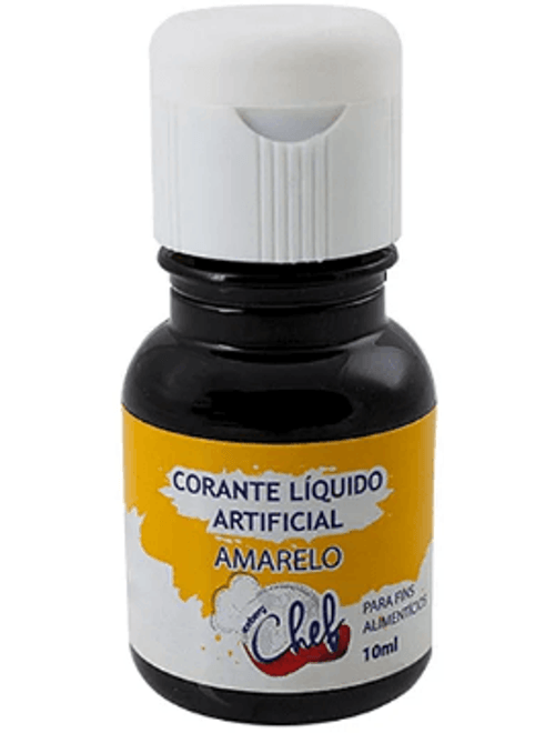 CORANTE LIQUIDO AMARELO 10ML ICEBERG