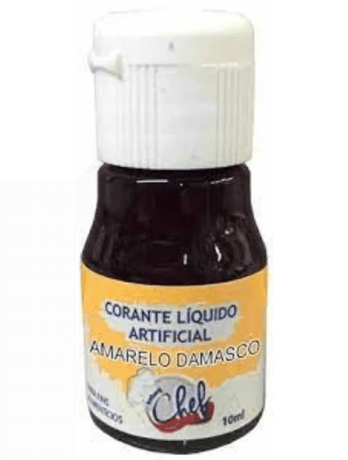 CORANTE LIQUIDO AMARELO DAMASCO 10ML ICEBERG