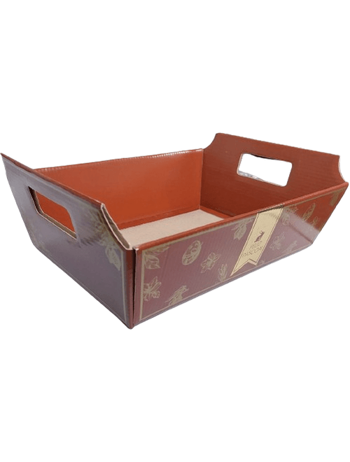 BANDEJA VINTAGE FLOR DE CACAU 26CMX18CMX8,5CM ALBANO