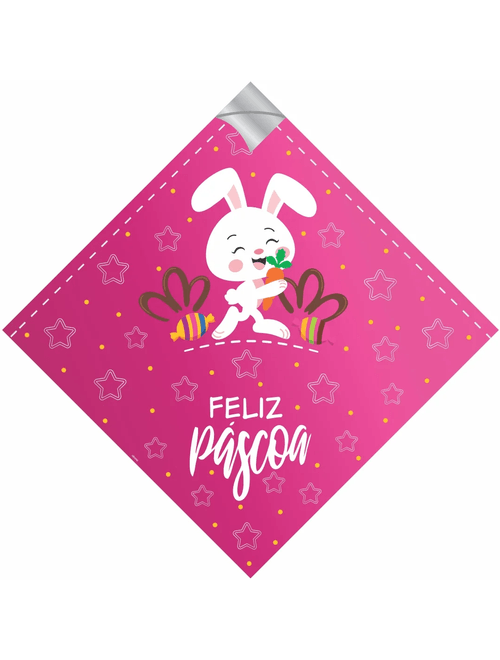 SACO 2 BOCAS ALEGRIA METALIZADO 35CMX35CM  PINK COM 25 UNIDADES ALBANO