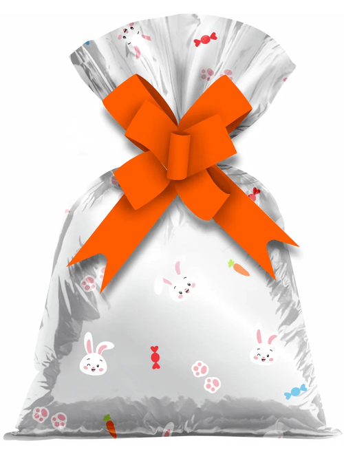 SACO POLI FESTA DO CHOCOLATE MULTICOLOR 12CMX22CM COM 50 UNIDADES ALBANO