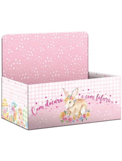 CAIXA DISPLAY DOCURA 27,5CMX11,5CMX18,5CM ROSA ALBANO