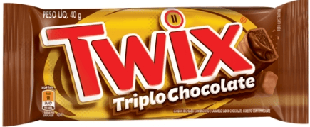 CHOCOLATE TWIX TRIPLO CHOCOLATE CAIXA COM 18 UNIDADES DE 40G CADA