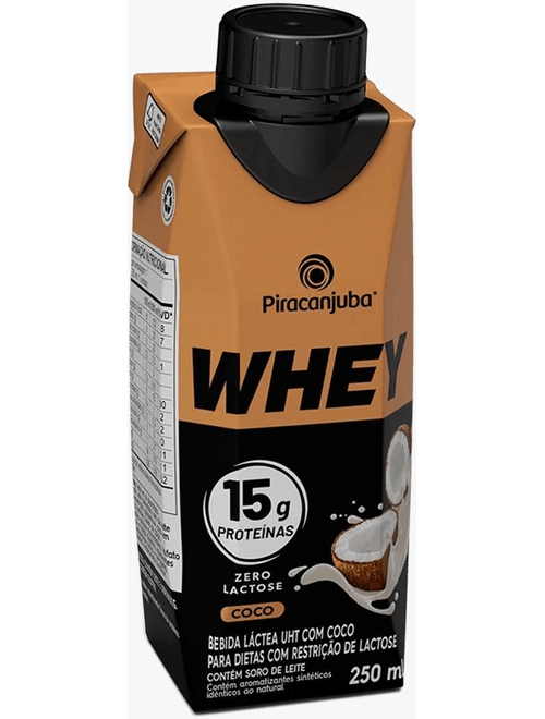 BBIDA LACTEA WHEY ZERO LACTOSE COCO 250ML PIRACANJUBA