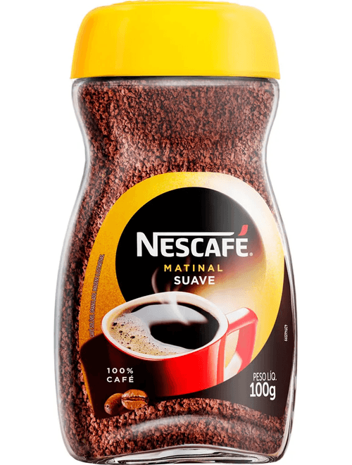CAFE SOLUVEL NESCAFE MATINAL SUAVE 100G VIDRO NESTLE
