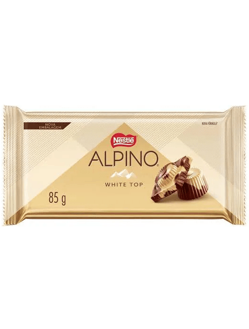 CHOCOLATE ALPINO WHITE TOP NEVADO CONTEM 14 UNIDADES DE 85G CADA NESTLE