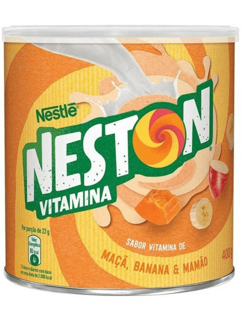 CEREAL NESTON SABOR VITAMINA DE MACA, BANANA E MAMAO 400G NESTLE