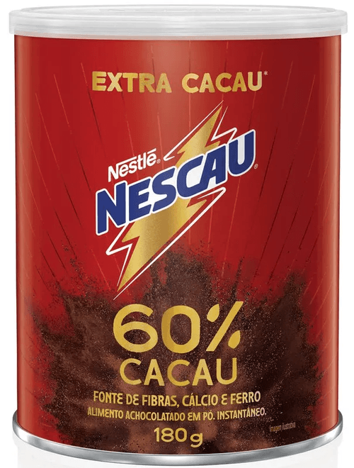 ACHOCOLATADO EM PO NESCAU 60% CACAU 180G NESTLE