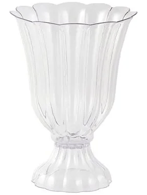 VASO DECORATIVO SLIM TRANSPARENTE 17,3CMX12,2CMX8CM MIRANDINHA