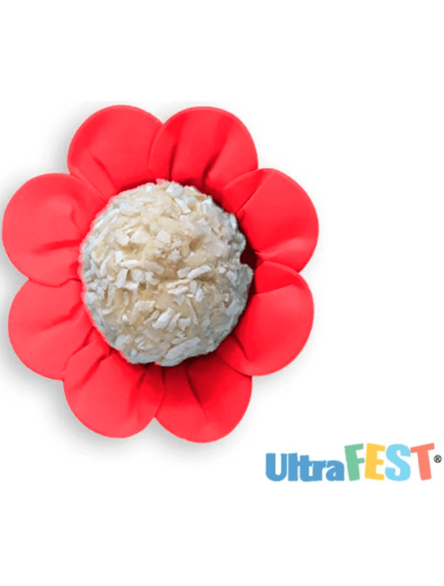 FORMA PARA DOCES  DAISY VERMELHO COM 50 UNIDADES ULTRAFEST