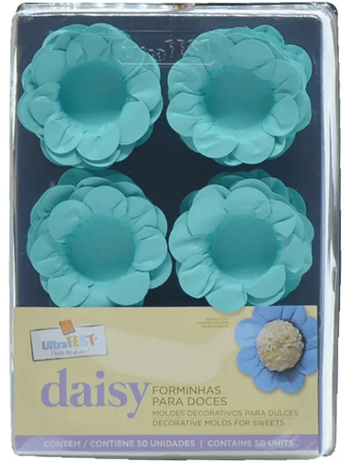FORMA PARA DOCES  DAISY TIFANY COM 50 UNIDADES ULTRAFEST