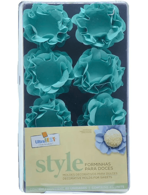 FORMA PARA DOCES STYLE TIFANY COM 40 UNIDADES ULTRAFEST