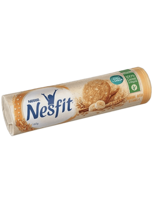 BISCOITO NESFIT BANANA, AVEIA E CANELA 160G NESTLE