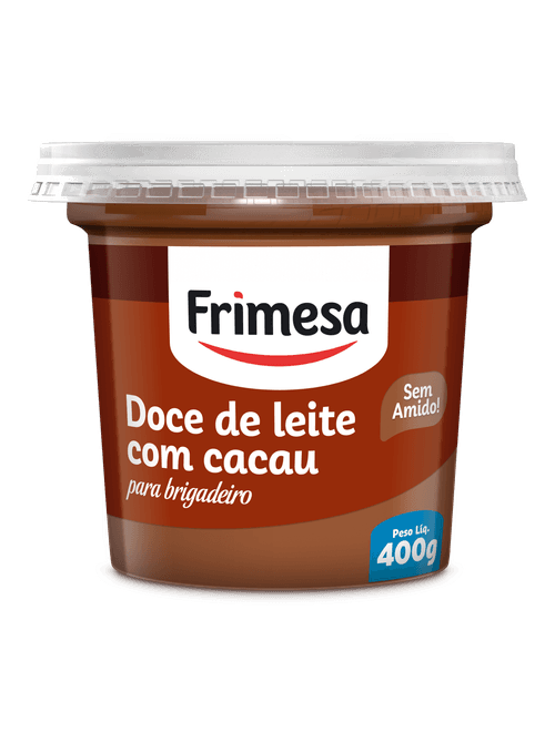 DOCE DE LEITE COM CACAU PARA BRIGADEIRO 400G FRIMESA