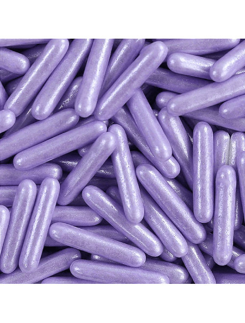 CONFEITO SUGAR RODS PEROLIZADO ROXO 100G ALLONSY