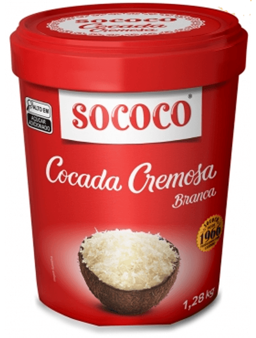 COCADA CREMOSA BRANCA 1,28KG SOCOCO
