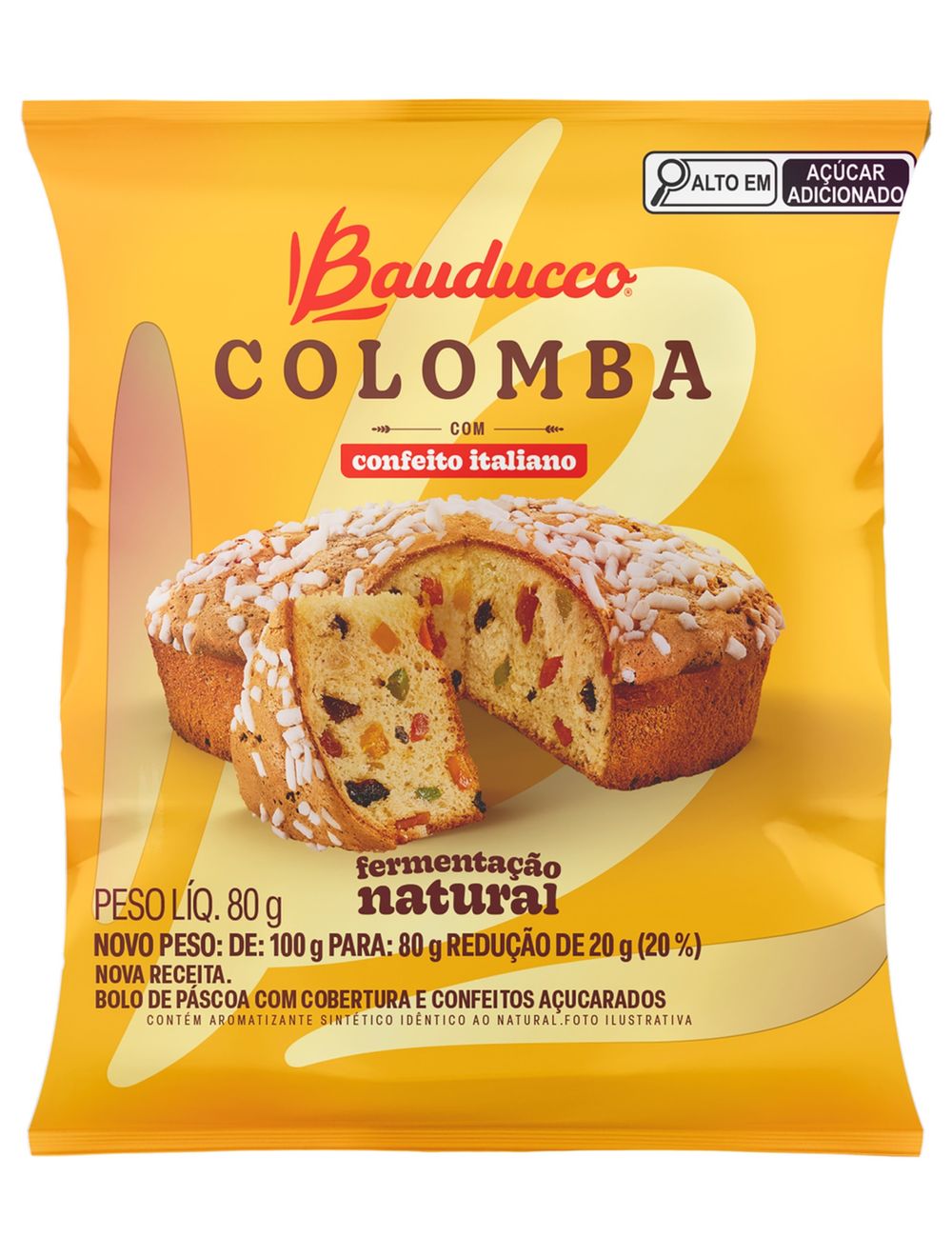 BOLO BAUDUCCO CHOCOLOMBA M&M CHOCOLOMBA 100G | Supermercado Só Laranja