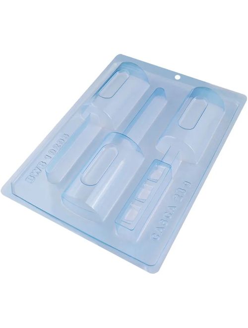 FORMA ESPECIAL PARA CHOCOLATE PALETA DIVERTIDA COM 3 PARTES BWB