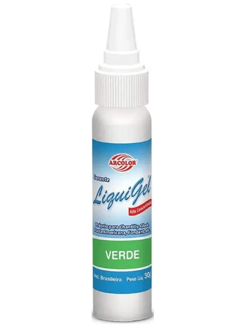 CORANTE LIQUIGEL VERDE 30G ARCOLOR
