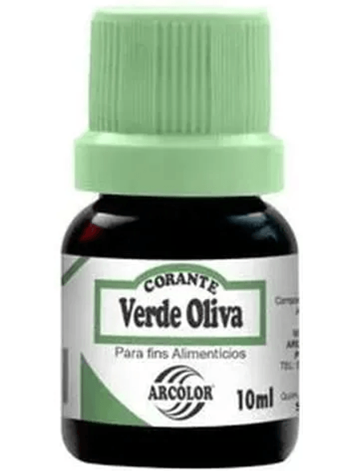 CORANTE LIQUIDO VERDE OLIVA 10ML ARCOLOR
