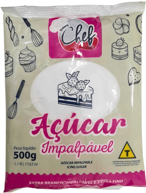 ACUCAR IMPALPAVEL EXTRA BRANCO 500G ICEBERG