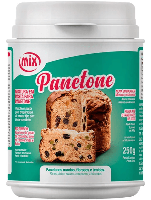 PREPARO EM PASTA PARA PANETTONE 250G MIX