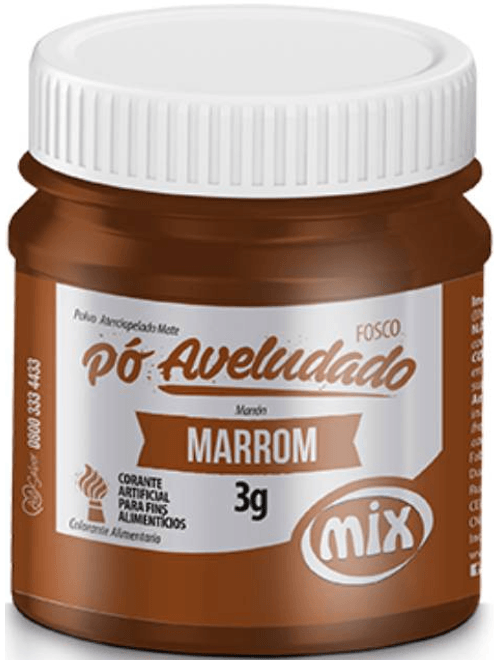 CORANTE EM PO MARROM 3G MIX
