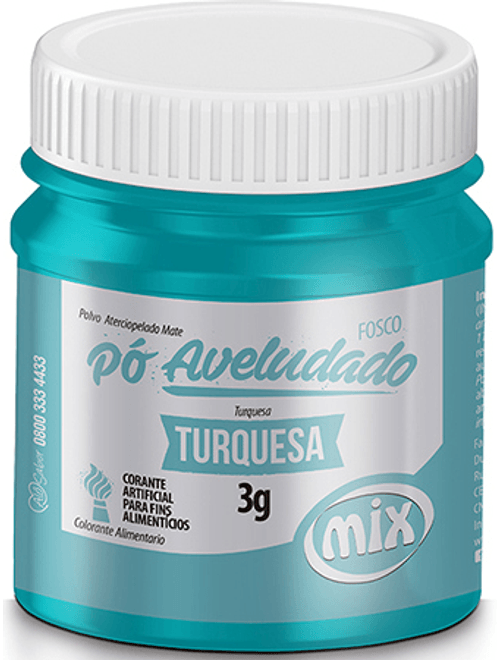 CORANTE EM PO TURQUESA 3G MIX