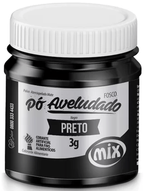 CORANTE EM PO PRETO 3G MIX
