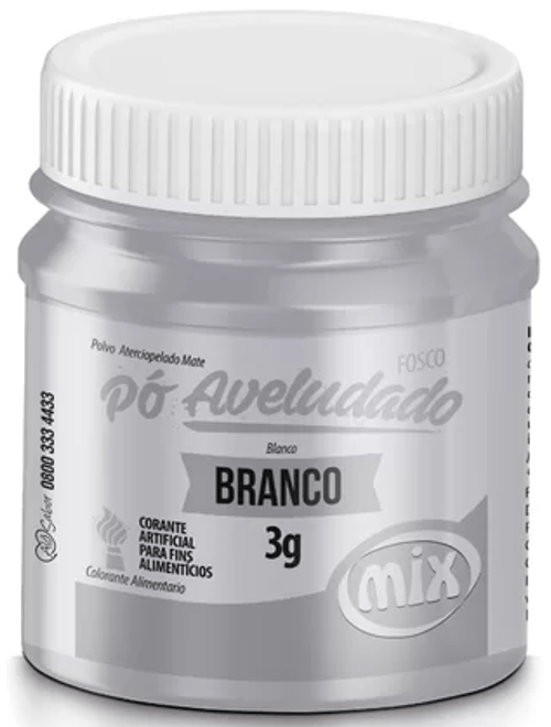 CORANTE EM PO BRANCO 3G MIX
