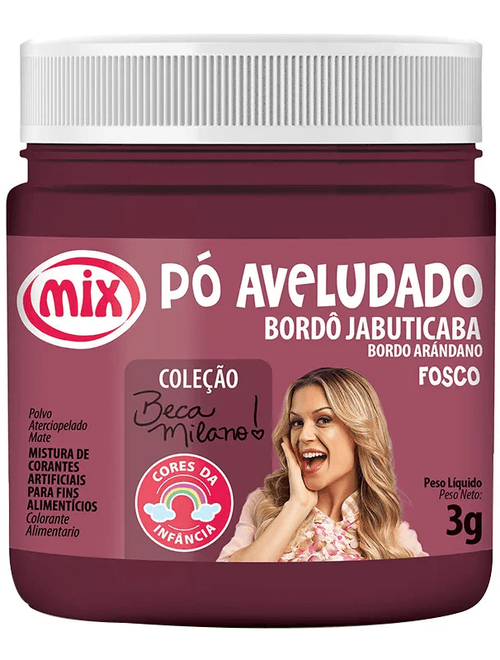 CORANTE EM PO BORDO JABUTICABA FOSCO 3G MIX