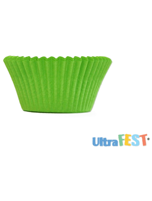 FORMINHA PARA CUPCAKE VERDE COM 57 UNIDADES ULTRAFEST
