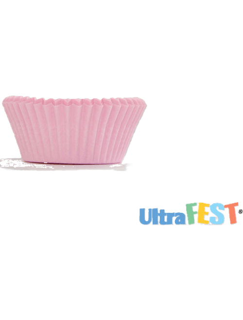 FORMINHA PARA MINI CUPCAKE ROSA COM 54 UNIDADES ULTRAFEST