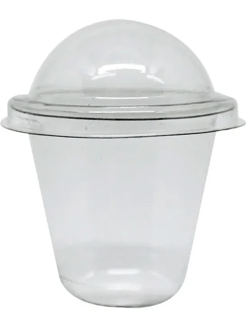 MINI COPO BOLHA 25ML COM TAMPA COM 25 UNIDADES FLIP