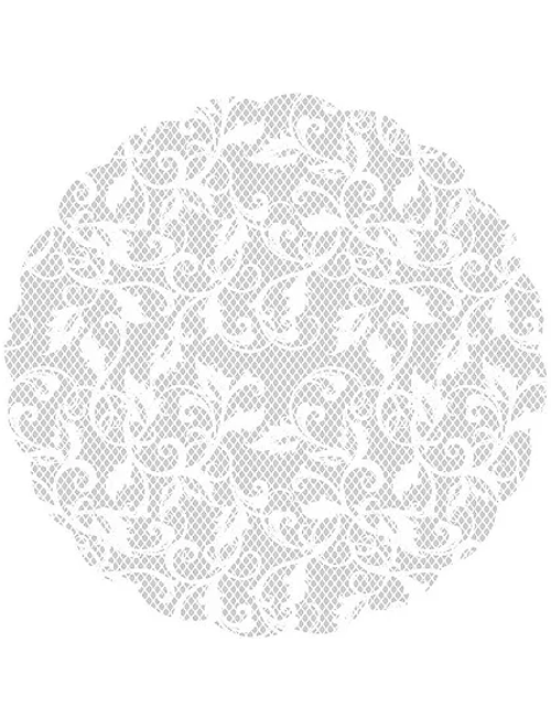 FUNDO PARA BANDEJA  RENDADO BRANCO 9CM COM 100 UNIDADES CARBER